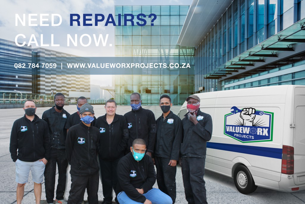 empty brick floor with modern building in background